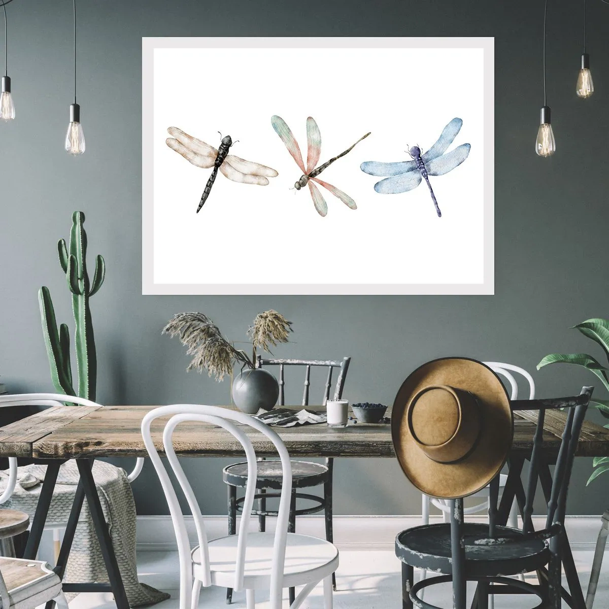 Plakat - Vægtløse guldsmede - 100x70 cm