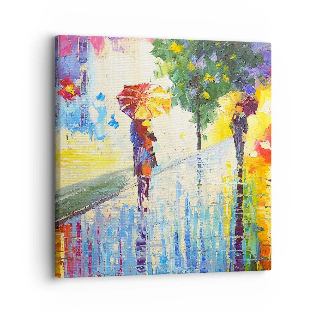 Lærredstryk - Billede på lærred - Og alt er klart - 30x30 cm