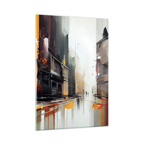 Billede på glas - Regnfuld dag - 50x70 cm