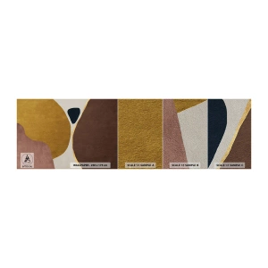 Prøve Fototapet Premium Sand - Abstraktion - et sted i rummet - Abstraktion, Minimalisme, Former - 100x30 cm
