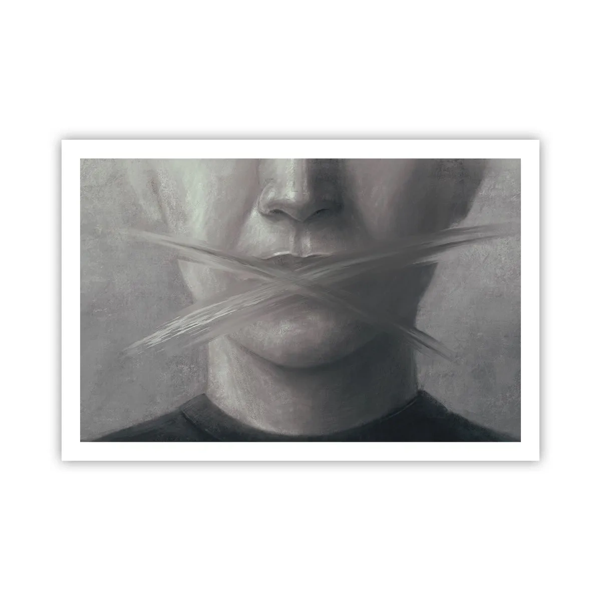Plakat - Ikke et ord - 91x61 cm