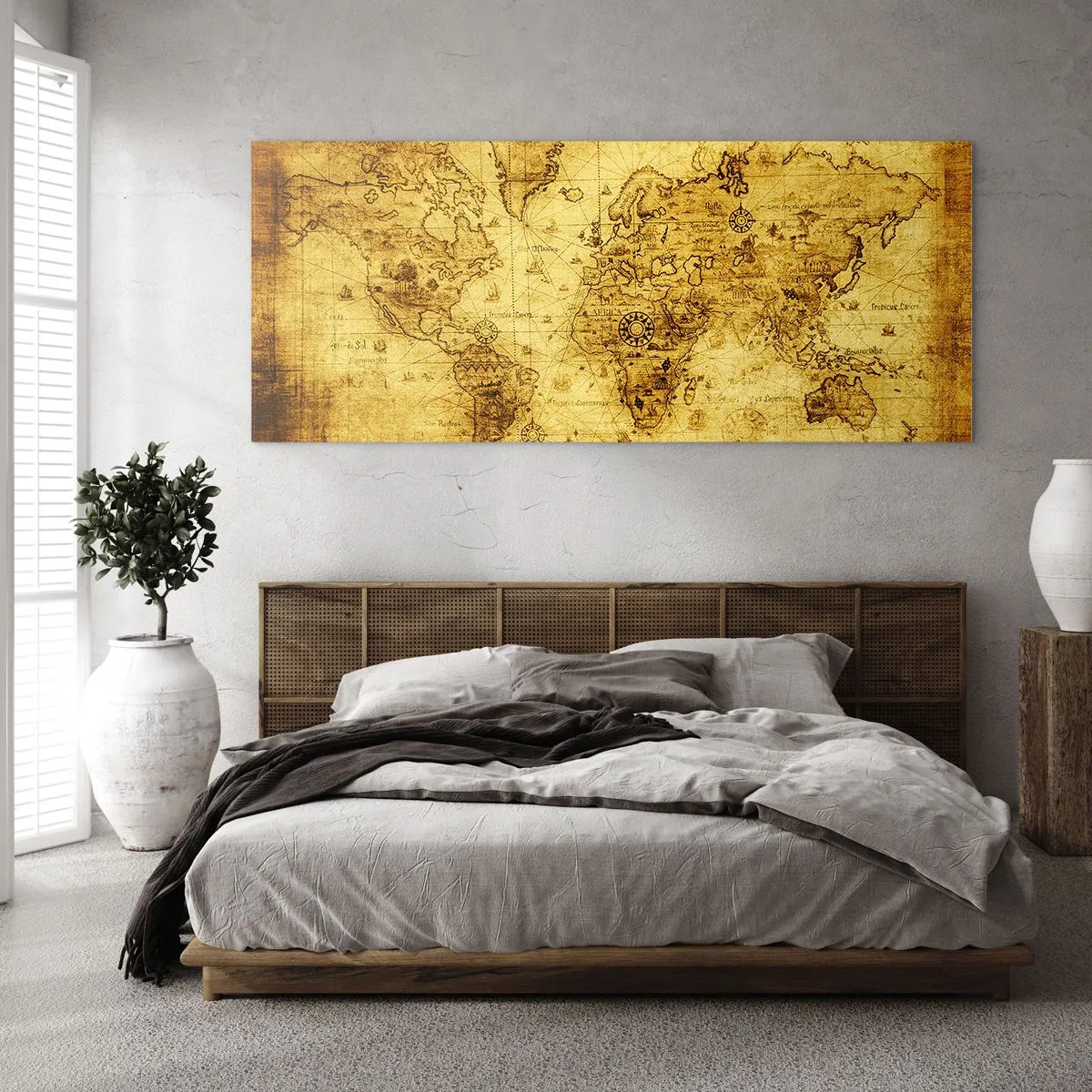 Billede på glas - Mærkelig er denne verden - 90x30 cm