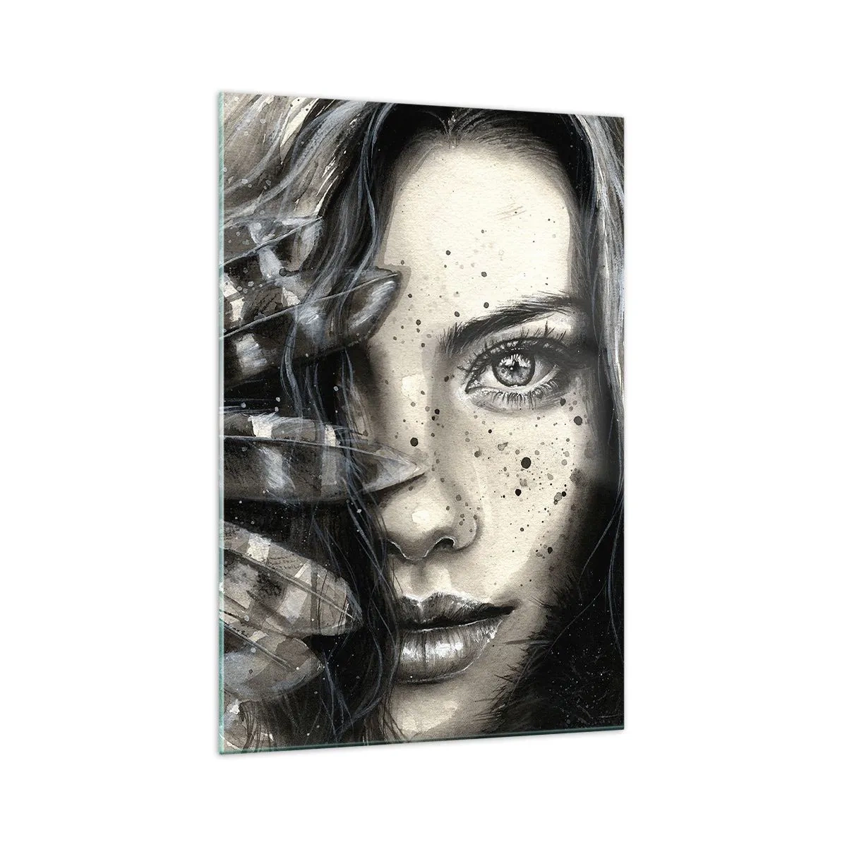 Billede på glas - Vild skønhed - 70x100 cm