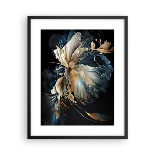 Plakat i sort ramme - Eventyrlig bregneblomst - 40x50 cm