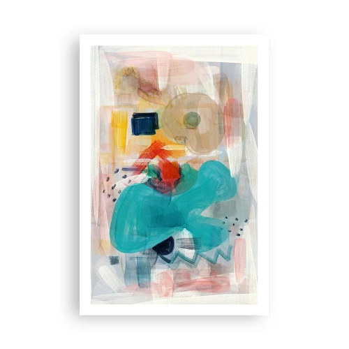 Plakat - Et farverigt spil - 61x91 cm