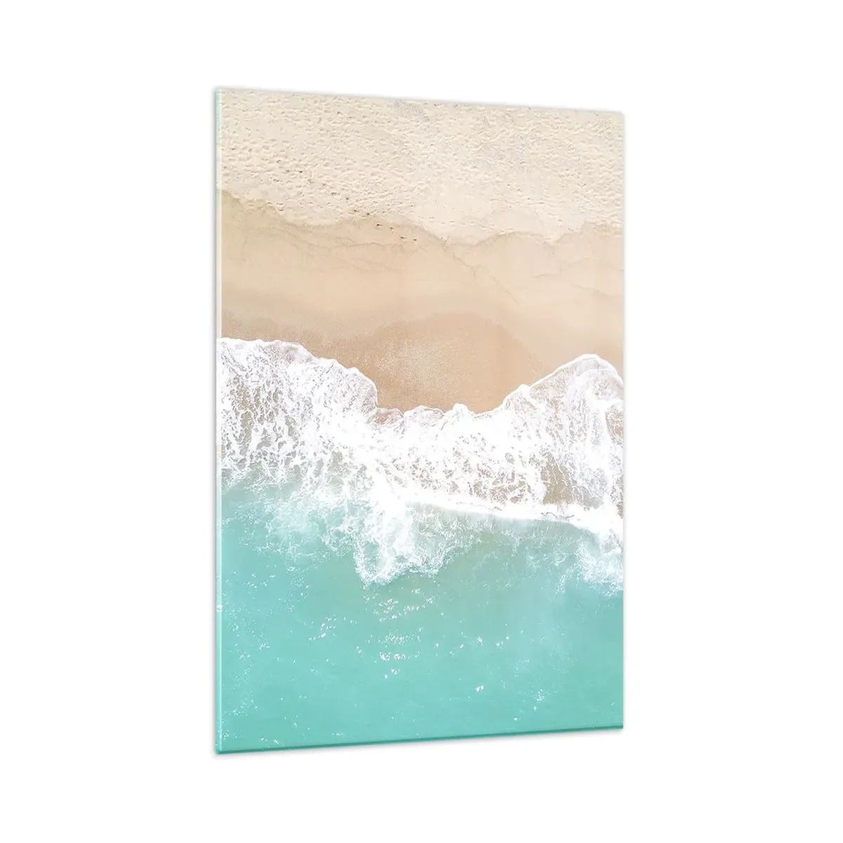 Billede på glas - Kærlig berøring - 80x120 cm