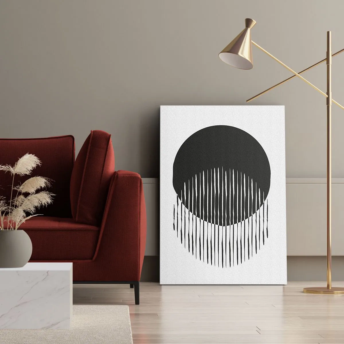 Lærredstryk - Billede på lærred - Hans alter ego - 70x100 cm