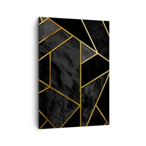 Lærredstryk - Billede på lærred - Mørke og lys - 50x70 cm