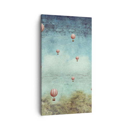 Lærredstryk - Billede på lærred - Fri fra livets travlhed og travlhed - 45x80 cm