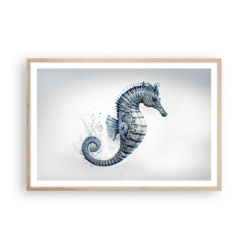 Plakat i ramme af lyst egetræ - En subtil vittighed fra naturen - 91x61 cm