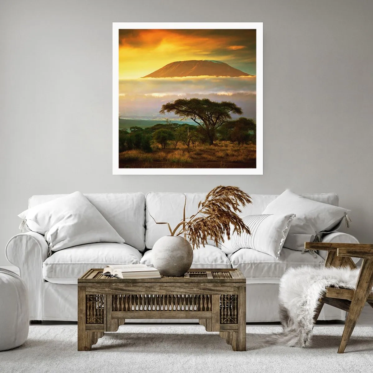 Plakat - En rejsendes drøm - 60x60 cm