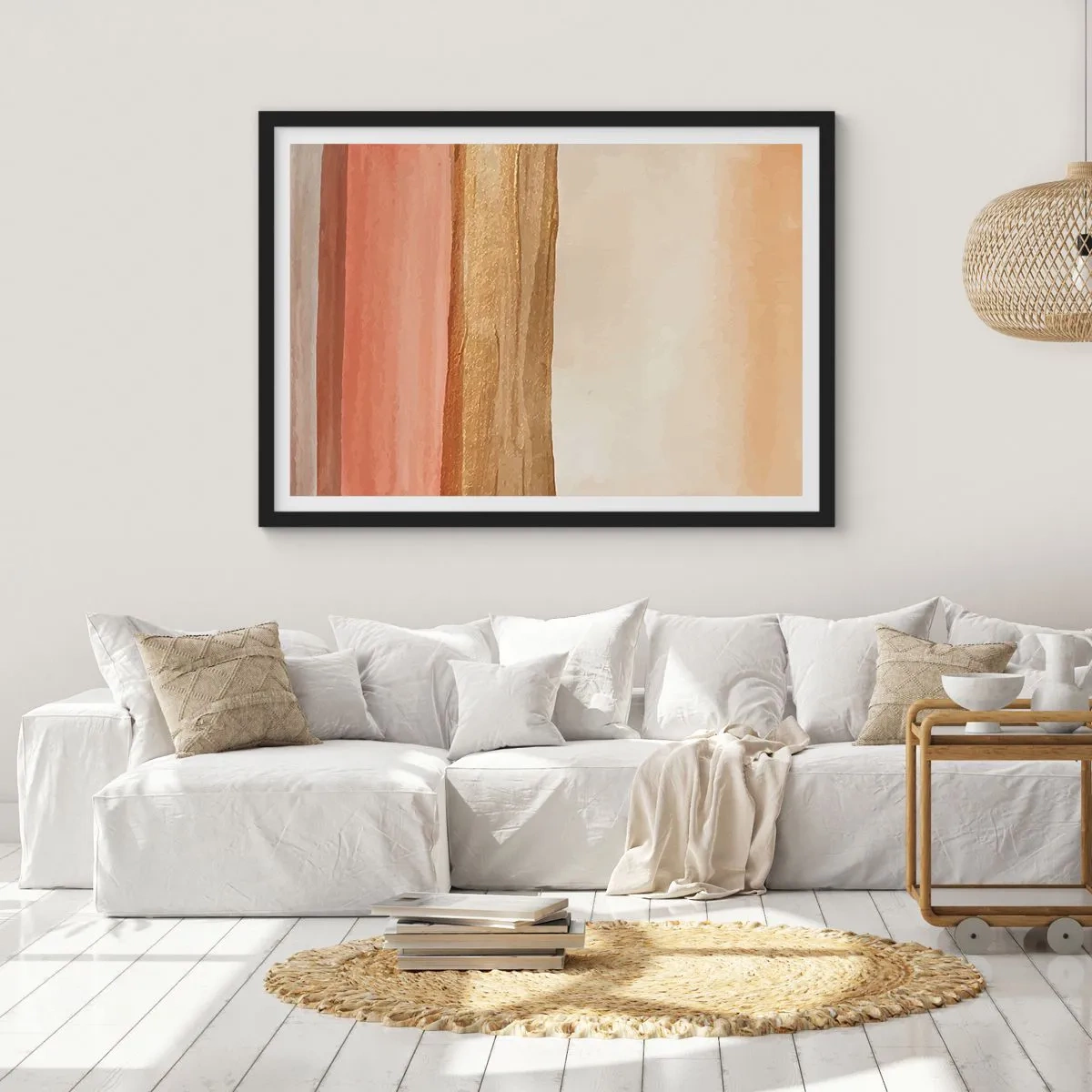 Plakat i sort ramme - Lodret sammensætning - 91x61 cm