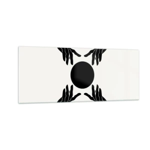 Billede på glas - Et hemmeligt tegn - 100x40 cm