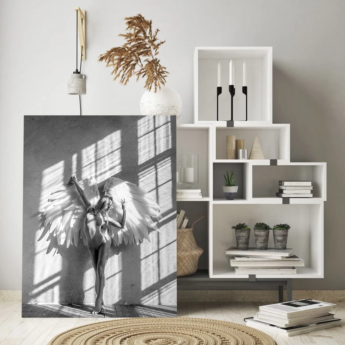 Billede på glas - Lige fra himlen - 50x70 cm