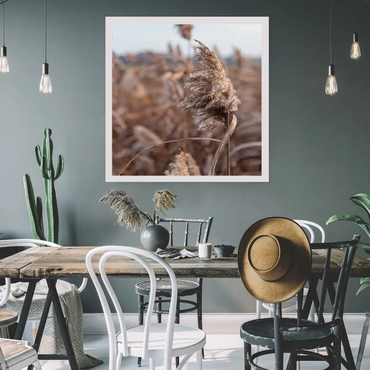 Plakat - Tid til at flyve væk med vinden - 30x30 cm