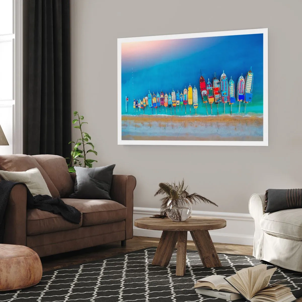 Plakat - Fra et fugleperspektiv - 70x50 cm