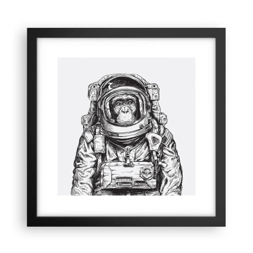 Plakat i sort ramme - Alternativ evolution - 30x30 cm
