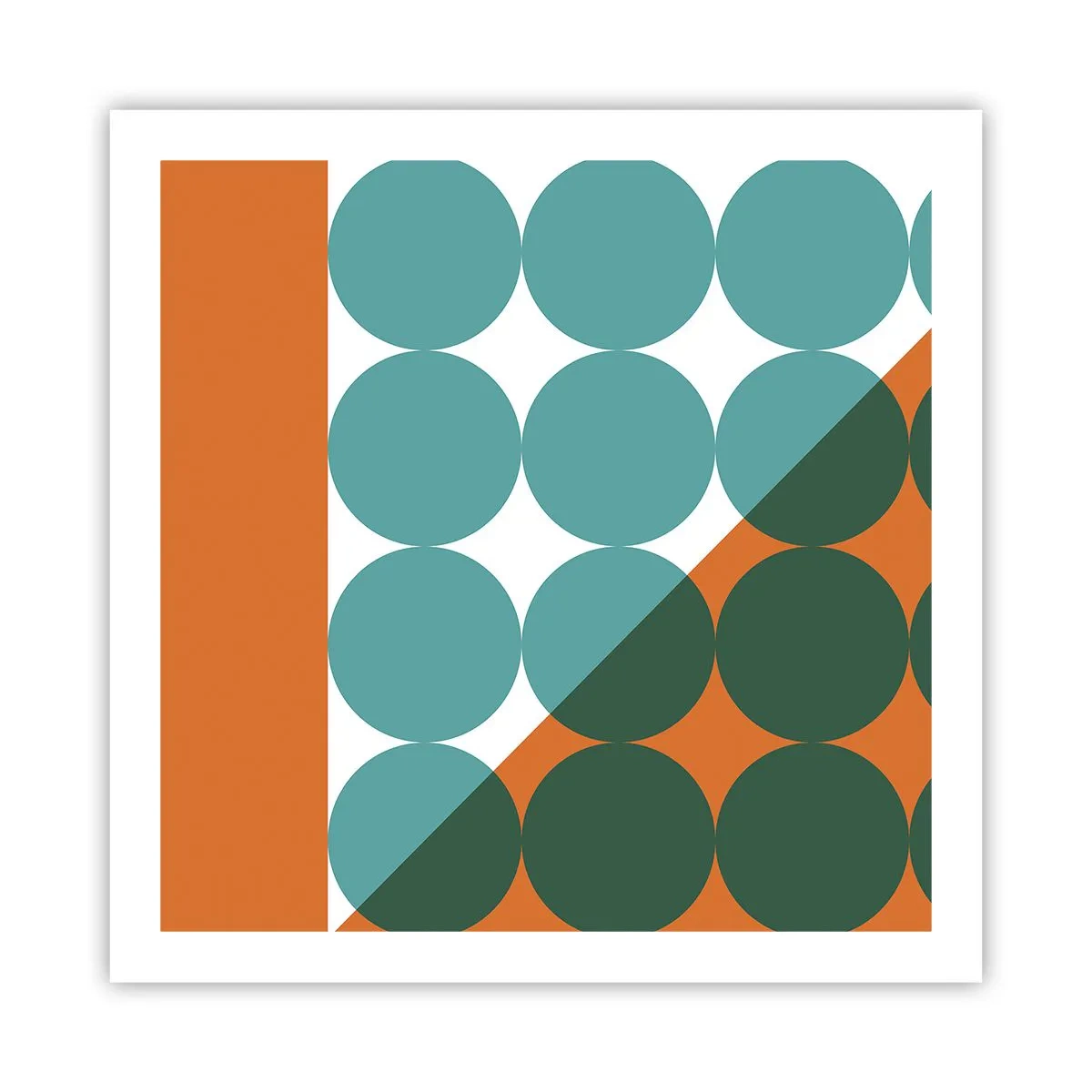 Plakat - Op og over - 60x60 cm