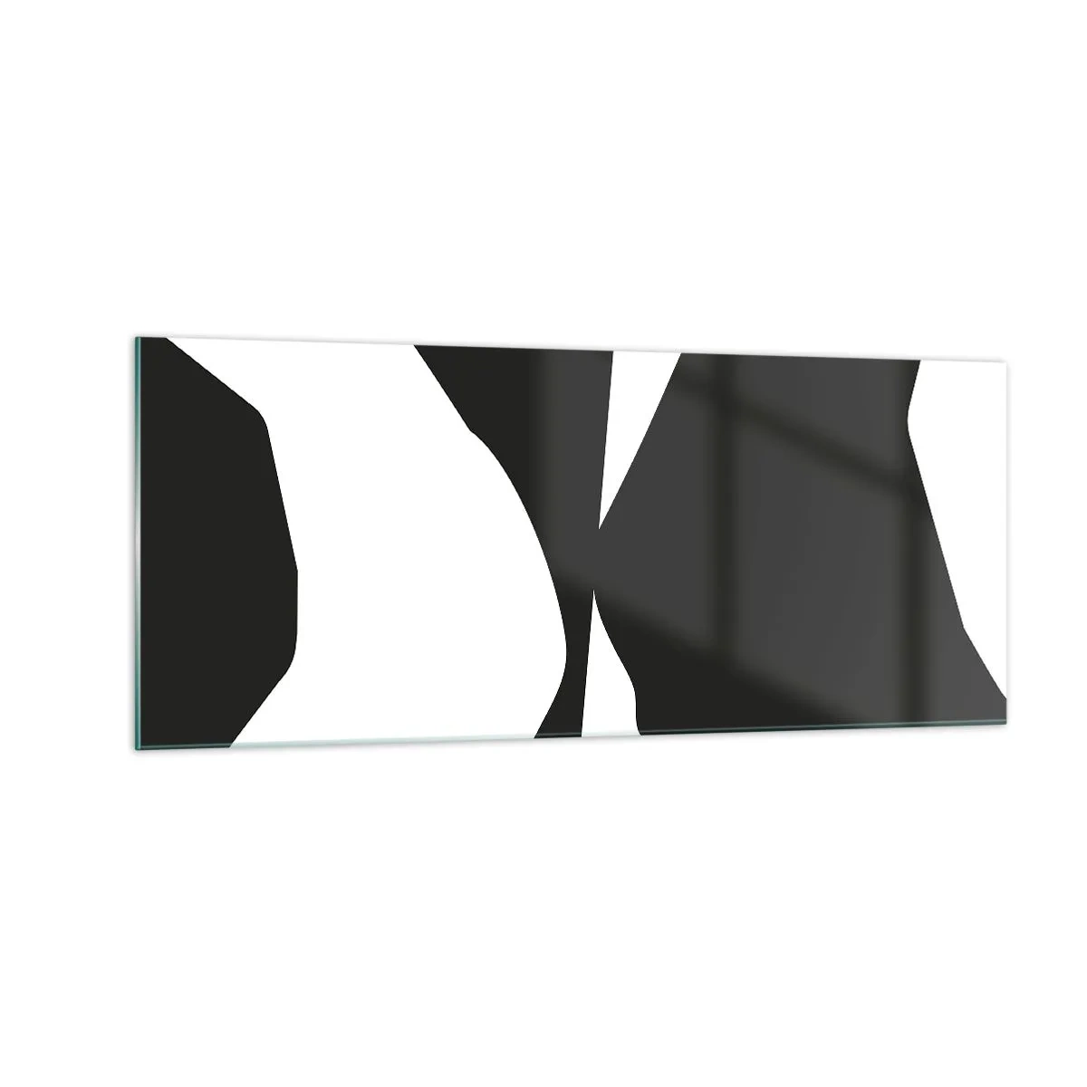 Billede på glas - Positiv-negativ - 100x40 cm