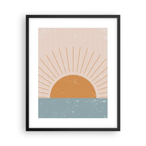 Plakat i sort ramme - Et dagligt mirakel - 40x50 cm