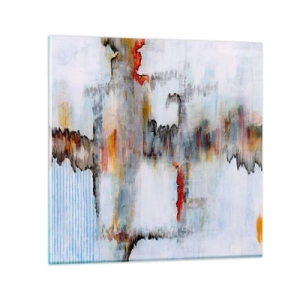 Billede på glas - En pind på vandet - 30x30 cm