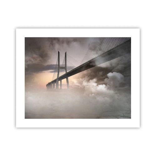 Plakat - På en flod, der ikke eksisterer - 50x40 cm