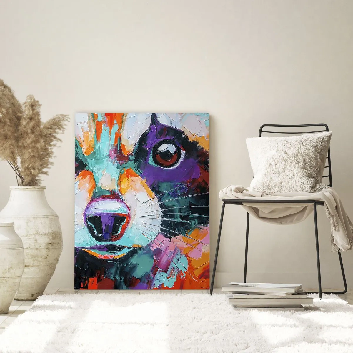 Billede på glas - Kun gode følelser - 50x70 cm