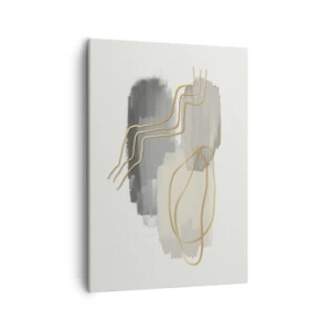 Lærredstryk - Billede på lærred - Vedholdenhed og bevægelse - 50x70 cm