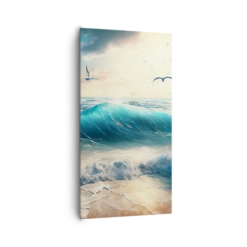 Lærredstryk - Billede på lærred - Støj kun for dig - 65x120 cm