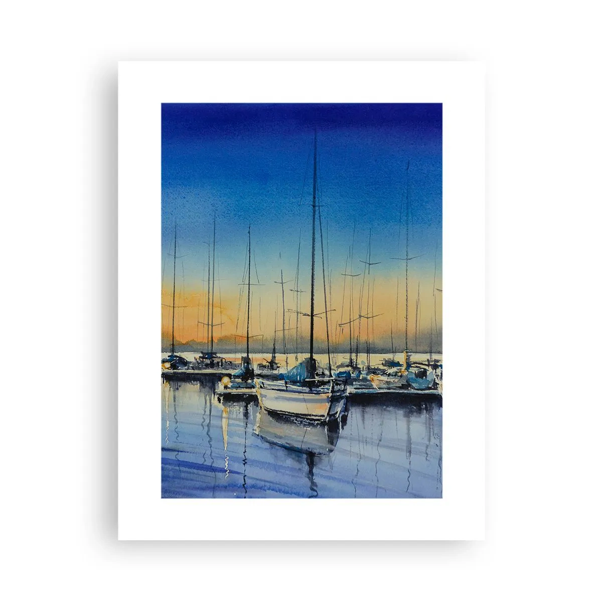 Plakat - Slutningen på en god dag - 30x40 cm