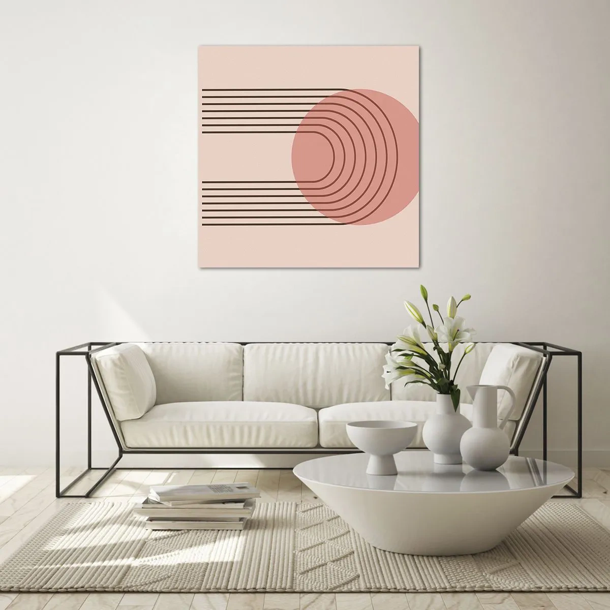 Billede på glas - Uimodståelig tiltrækningskraft - 30x30 cm