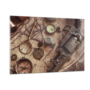 Billede på glas - Opkald til eventyr - 120x80 cm