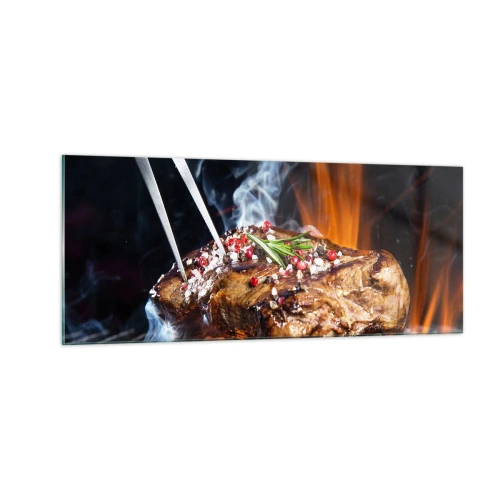 Billede på glas - Saftig og velduftende - 100x40 cm