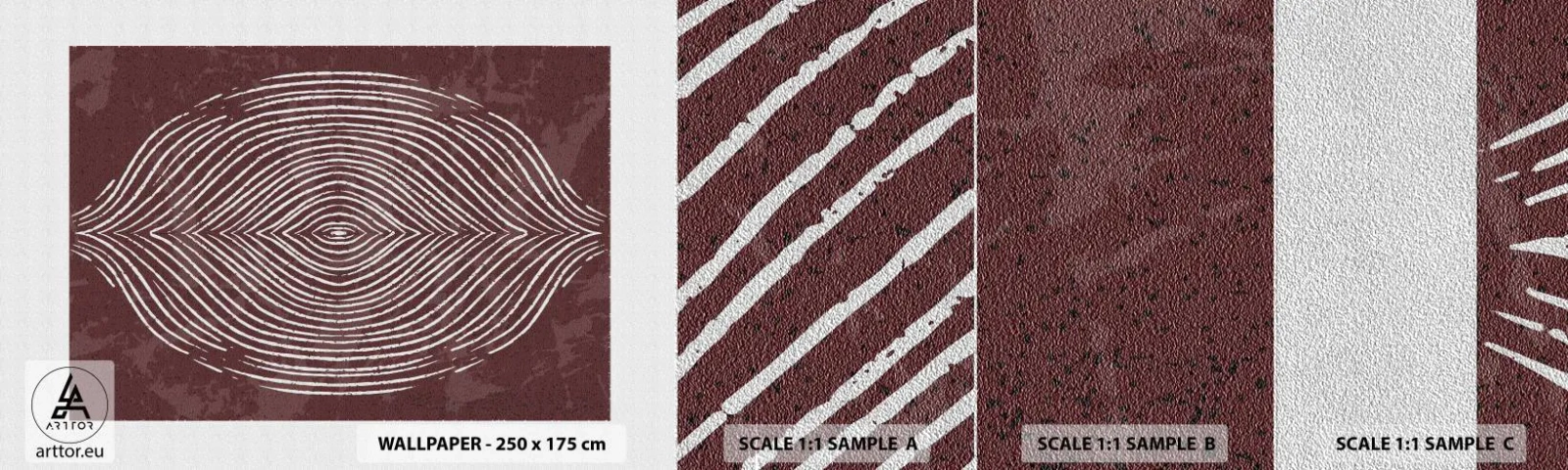 Prøve Fototapet Premium Sand - Rummet taler - Boho, Ældret, Stykke - 100x30 cm