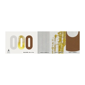 Prøve Fototapet Premium Sand - Åhhh! - Abstraktion, Stykke, Moderne mønster - 100x30 cm
