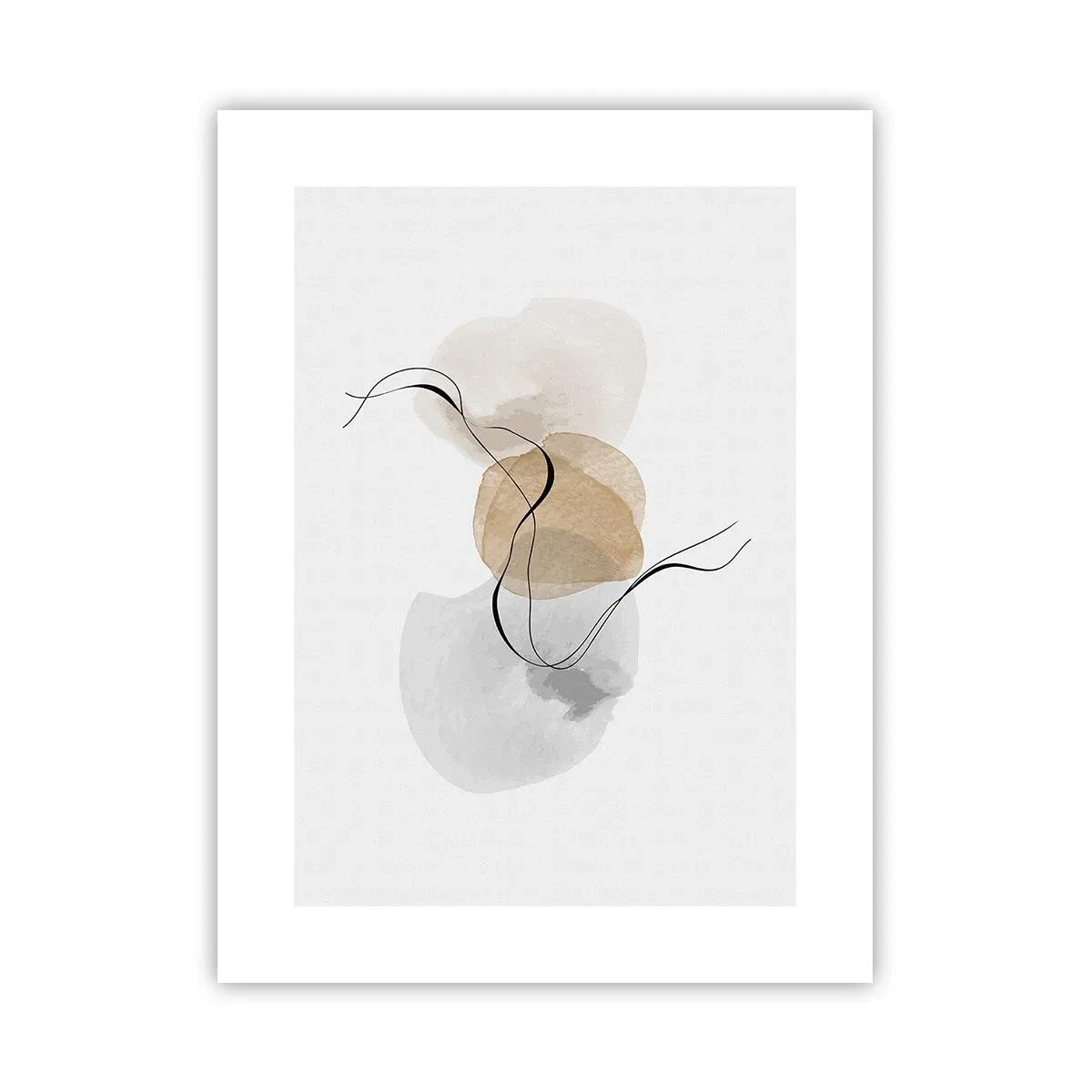 Plakat - Perler i luften - 30x40 cm