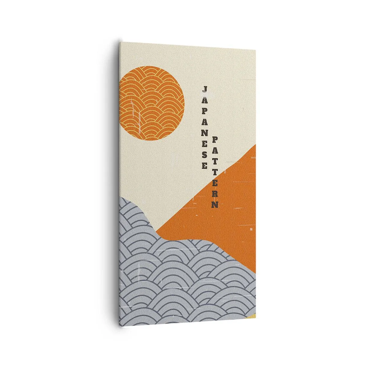 Lærredstryk - Billede på lærred - I den japanske ånd - 65x120 cm