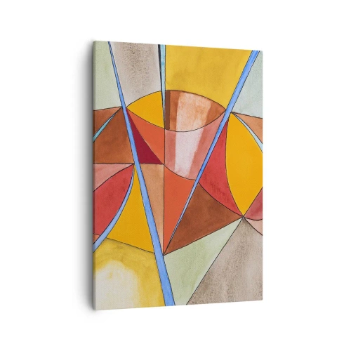 Lærredstryk - Billede på lærred - Karrusel, karrusel af drømme - 50x70 cm