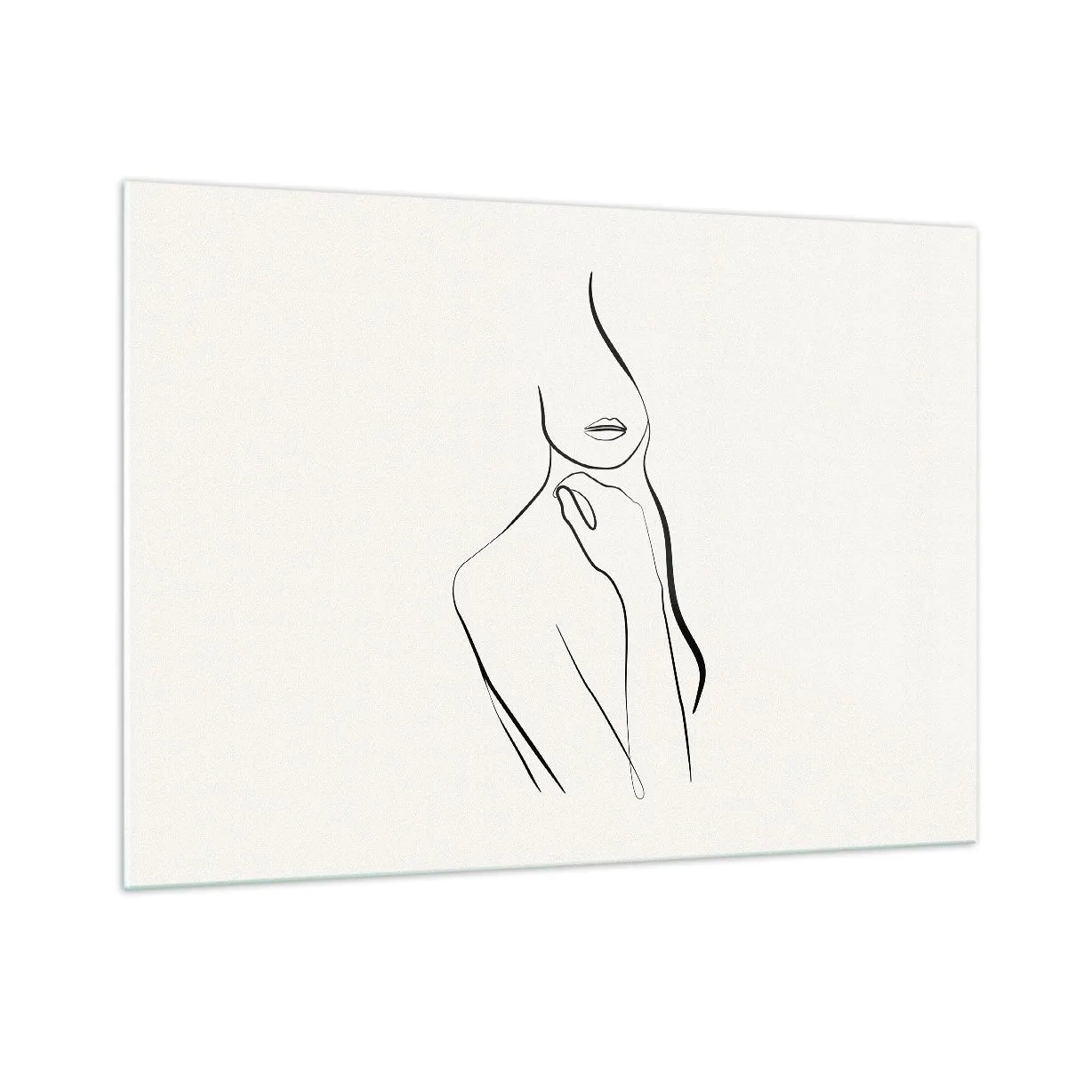 Billede på glas - Bølge af melankoli - 100x70 cm