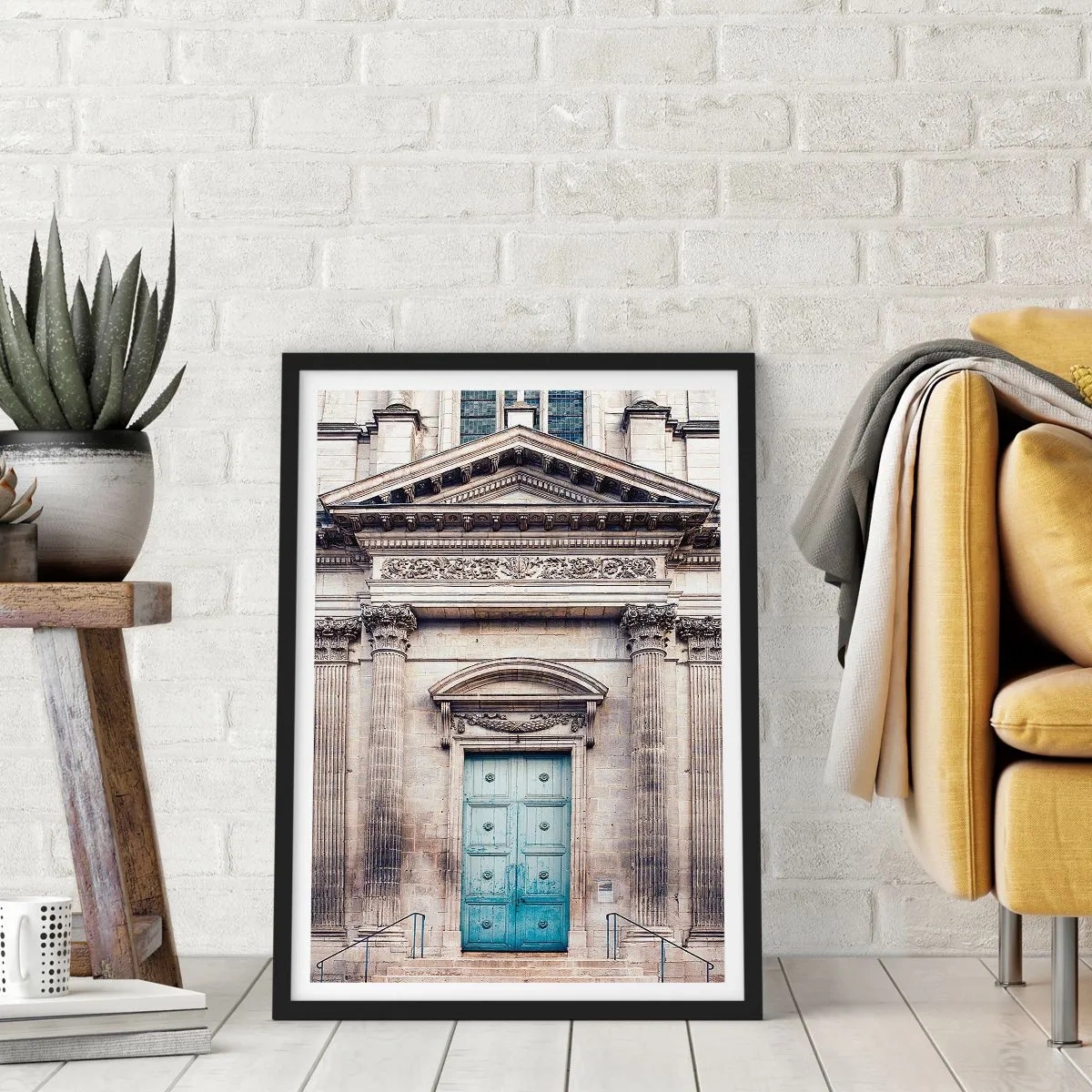 Plakat i sort ramme - Porten til åndens verden - 61x91 cm