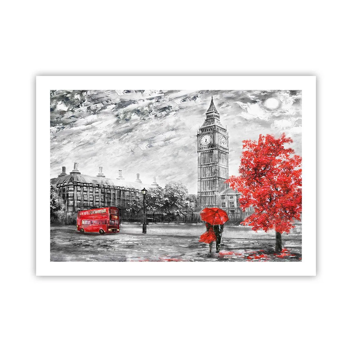 Plakat - En spændende dag - 70x50 cm