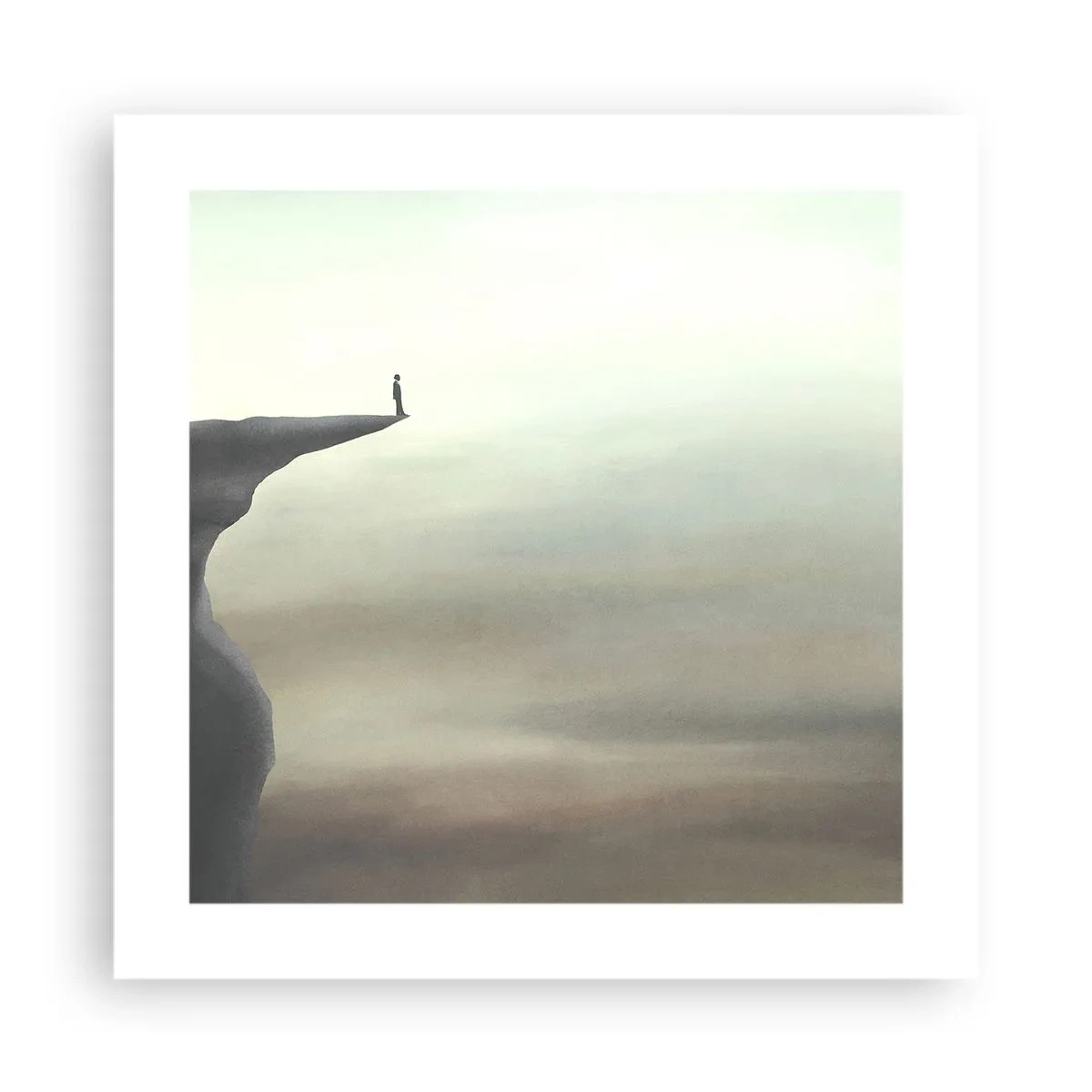 Plakat - Opad, selvfølgelig! - 40x40 cm