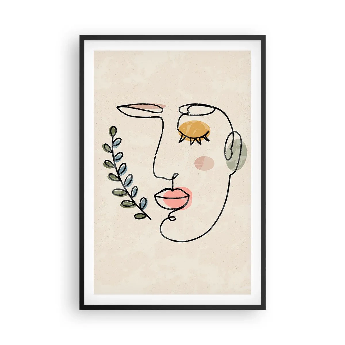 Plakat i sort ramme - Ro fundet - 61x91 cm