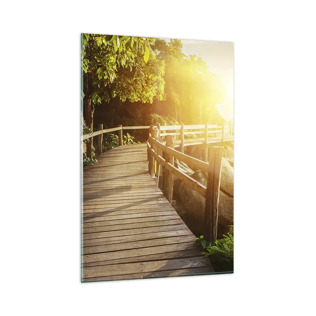 Billede på glas - Endnu et sving, endnu et under - 80x120 cm