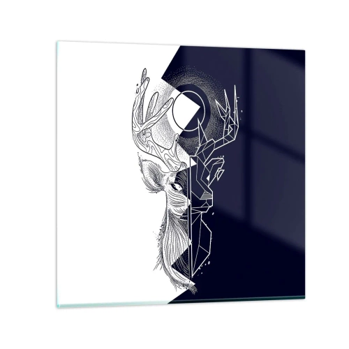 Billede på glas - Modsætningernes kamp og enhed - 30x30 cm