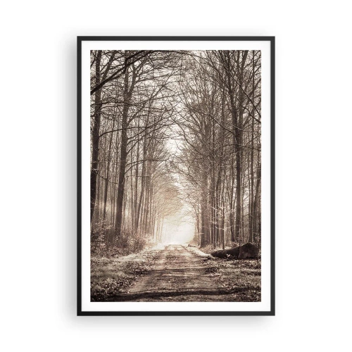 Plakat i sort ramme - Skovkatedralen - 70x100 cm