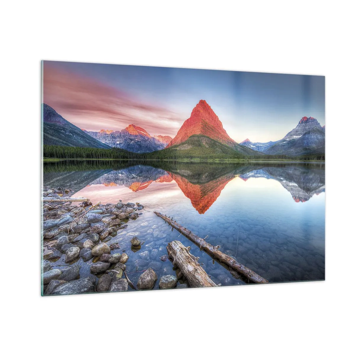 Billede på glas - Varme og kulde - 100x70 cm