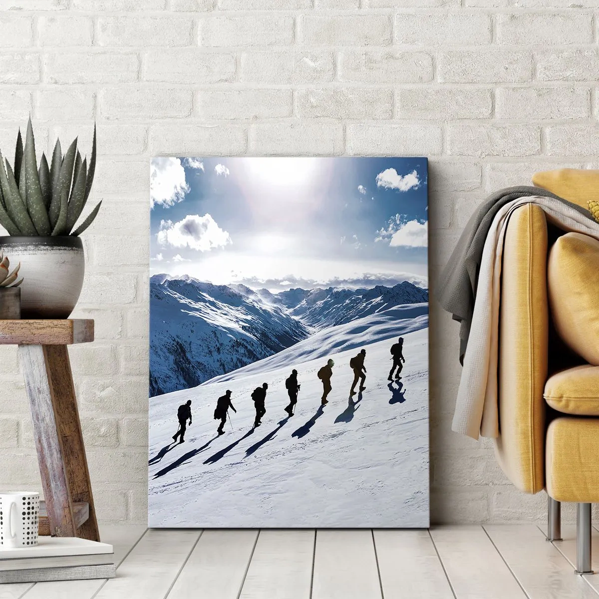Lærredstryk - Billede på lærred - Det vindende hold - 50x70 cm