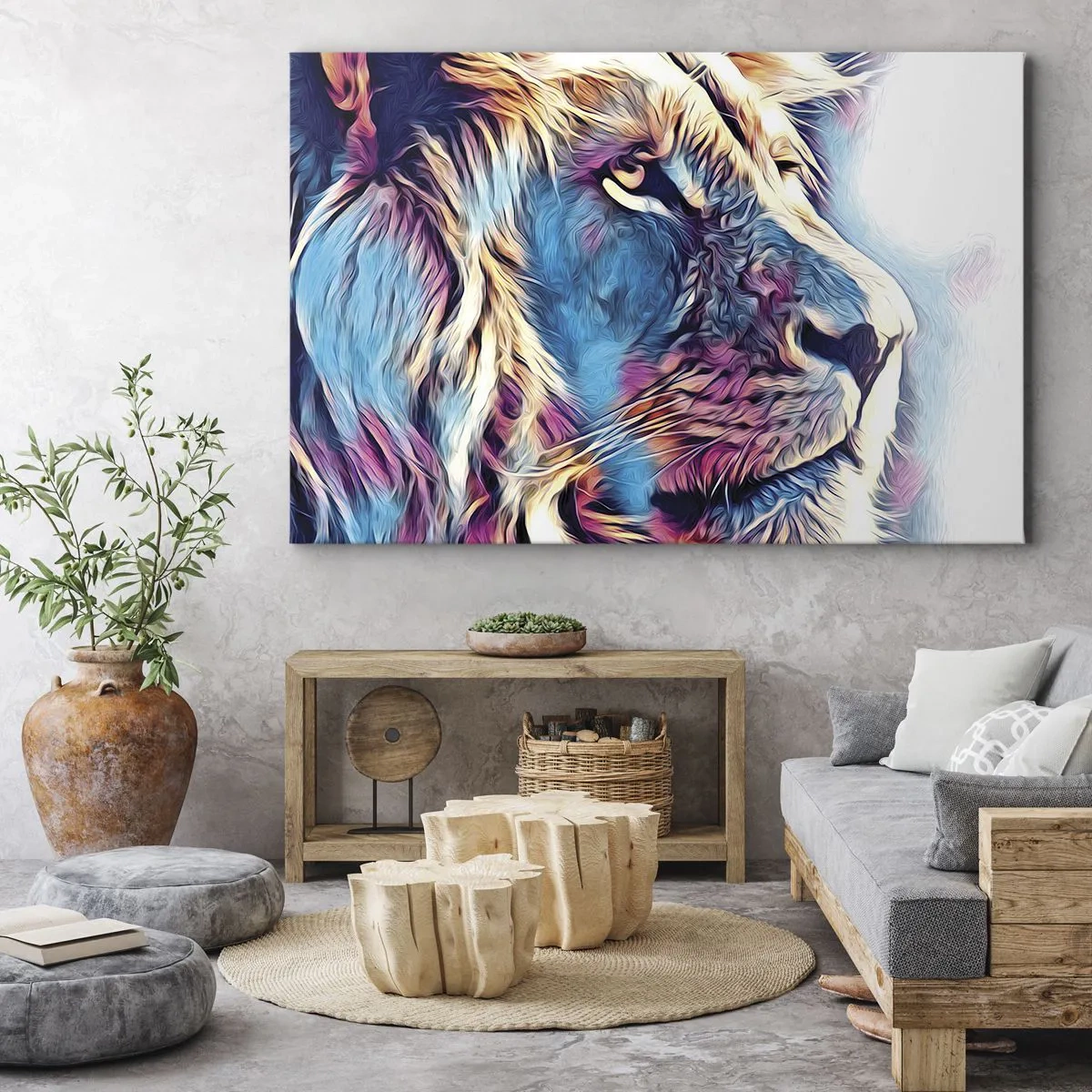 Lærredstryk - Billede på lærred - Naturens visdom - 70x50 cm