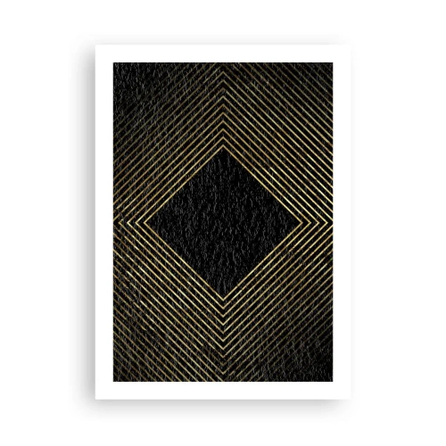 Plakat - Geometri i glamour-stil - 50x70 cm
